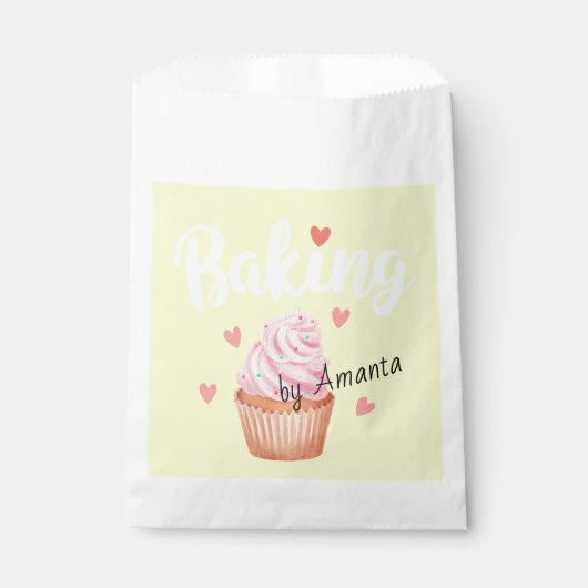 Love Baking Sticker Bedankzakje (Voorkant)