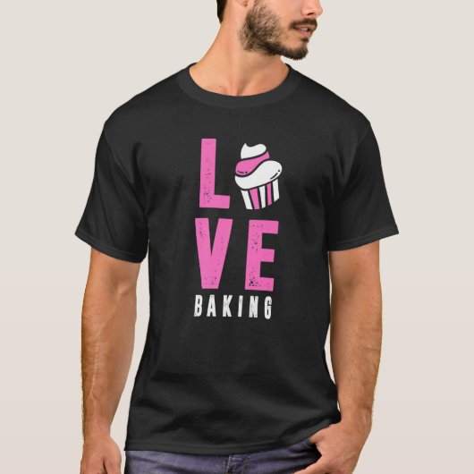 Love Baking   T-shirt (Voorkant)