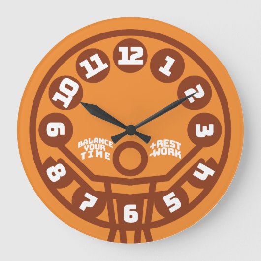 LOVE BALANCE YOUR TIME +REST -WORK BY MASANSER GROTE KLOK (Voorkant)
