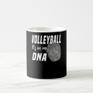 Love Ball Volleyball DNA Volleyball Spelers Koffiemok