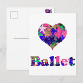 Love Ballet Briefkaart (Voorkant / Achterkant)