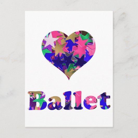 Love Ballet Briefkaart (Voorkant)