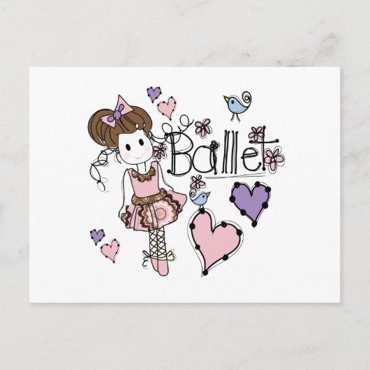 Love Ballet Briefkaart (Voorkant)