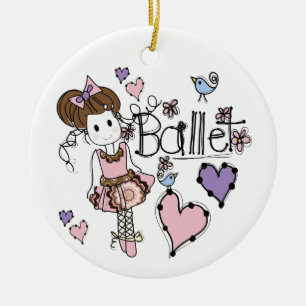 Love Ballet Keramisch Ornament