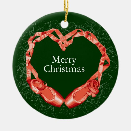 Love Ballet Keramisch Ornament (Voorkant)