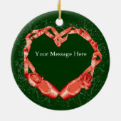 Love Ballet Keramisch Ornament (Achterkant)