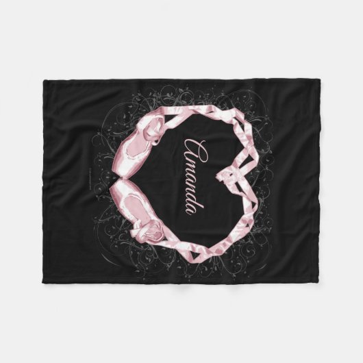 Love Ballet (Persoonlijk) Fleece Deken (Voorkant (Horizontaal))