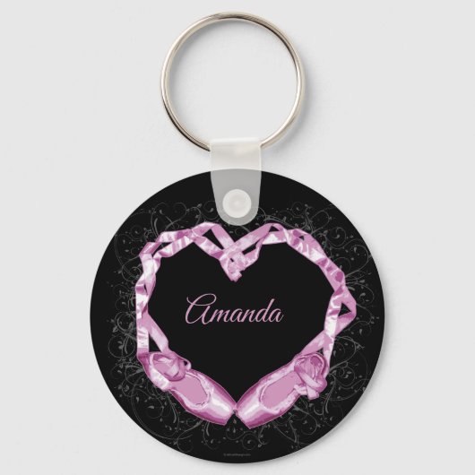 Love Ballet (Persoonlijk) Sleutelhanger (Voorkant)