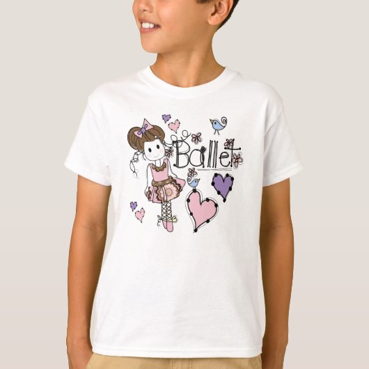 Love Ballet T-shirt (Voorkant)