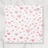 Love Balloons Valentijnsdag Gift Label (Achterkant)