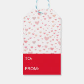 Love Balloons Valentijnsdag Tall Gift Label Cadeaulabel (Achterkant)