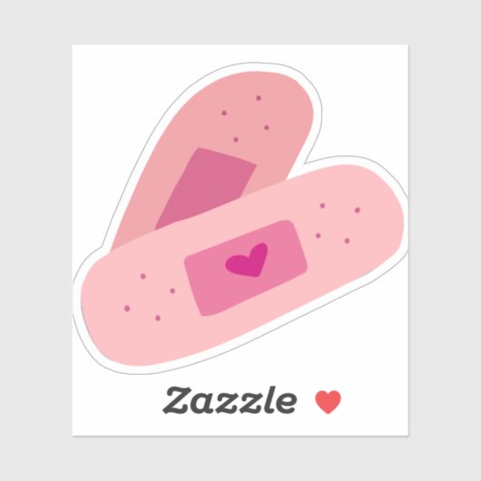 Love Bandaid Sticker (Vel)