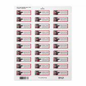 Love Bandit Valentijnsdag Adresetiketten d3 Etiket (Full Sheet)