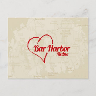 Love Bar Harbour, ME Briefkaart