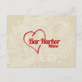 Love Bar Harbour, ME Briefkaart (Voorkant)