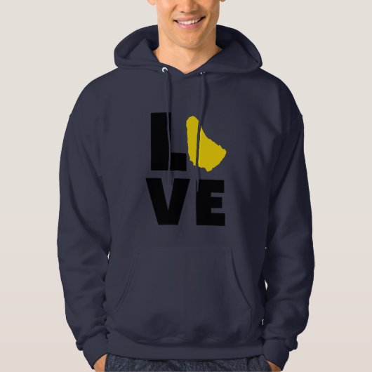 Love Barbados Hoodie (Voorkant)