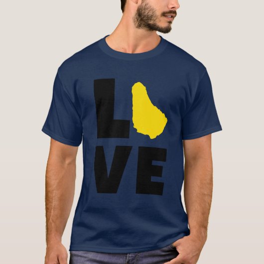 Love Barbados T-Shirt (Voorkant)