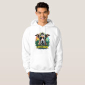 Love, Bark - Cool Dog Streetwear Design Hoodie (Voorkant volledig)