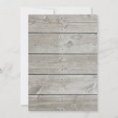 Love Barn Weddings Couple's Shower Invitation Kaart (Achterkant)