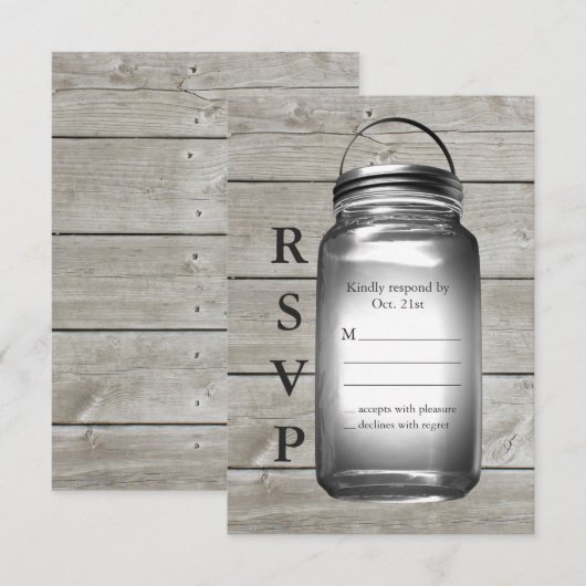 Love Barn Weddings RSVP (Voorkant / Achterkant)
