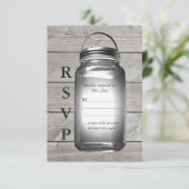 Love Barn Weddings RSVP Kaartje (Staand voorkant)