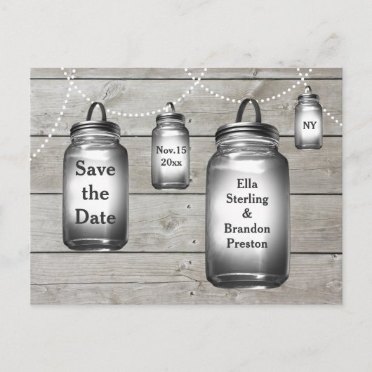 Love Barn Weddings Save the Date Aankondigingskaart (Voorkant)