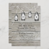 Love Barn Weddings Uitnodiging (Voorkant / Achterkant)