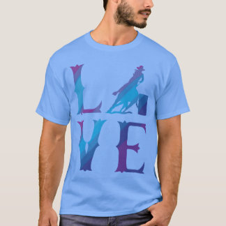 Love Barrel Racing grappig T-shirt