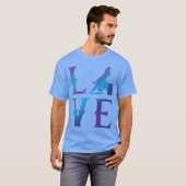 Love Barrel Racing grappig T-shirt (Voorkant volledig)