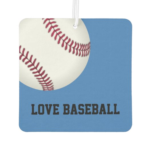 Love Baseball Air Freshener Luchtverfrisser (Achterkant)