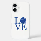 Love Baseball Case-Mate iPhone Case (Achterkant)