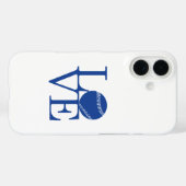 Love Baseball Case-Mate iPhone Case (Achterkant (horizontaal))