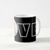 Love Baseball Coffee Mok (Voorkant rechts)