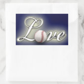 Love Baseball Foto Sticker (Tas)