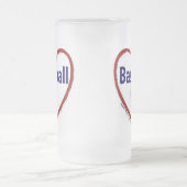 Love Baseball Matglas Bierpul (Center)