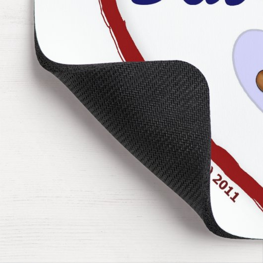 Love Baseball Muismat (Hoek)