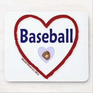 Love Baseball Muismat