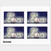 Love Baseball Photo Sticker (Vel)
