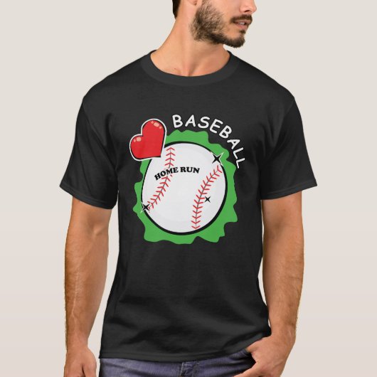 Love Baseball T-shirt (Voorkant)