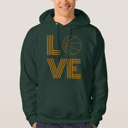 Love Basketbal Gift Hoodie (Voorkant)
