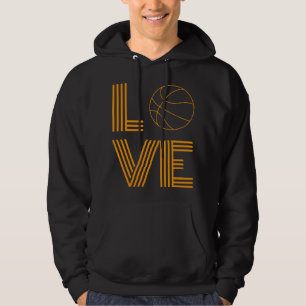 Love Basketbal Gift Hoodie