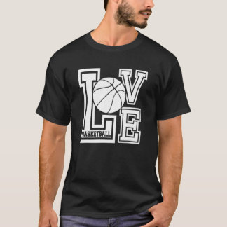Love Basketbal Sport T Shirt