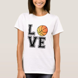 Love basketbal, word art, text design for t-shirt