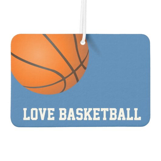 Love Basketball Air Freshener Luchtverfrisser (Achterkant)