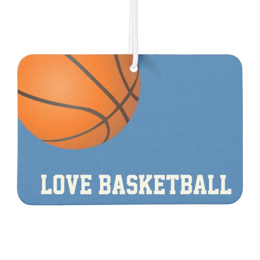 Love Basketball Air Freshener Luchtverfrisser (Voorkant)