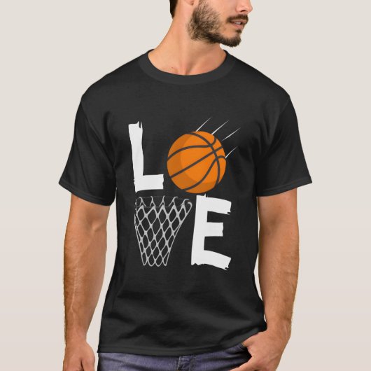 Love Basketball Bball For T-shirt (Voorkant)