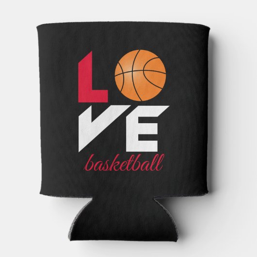 Love basketball blikjeskoeler (Achterkant)