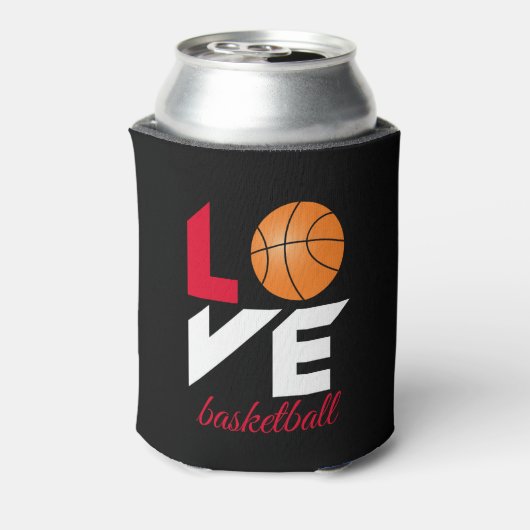 Love basketball blikjeskoeler (Blikje Achterkant)