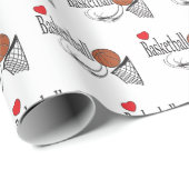 Love Basketball Cadeaupapier (Rol Hoek)