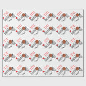 Love Basketball Cadeaupapier (Vlak)